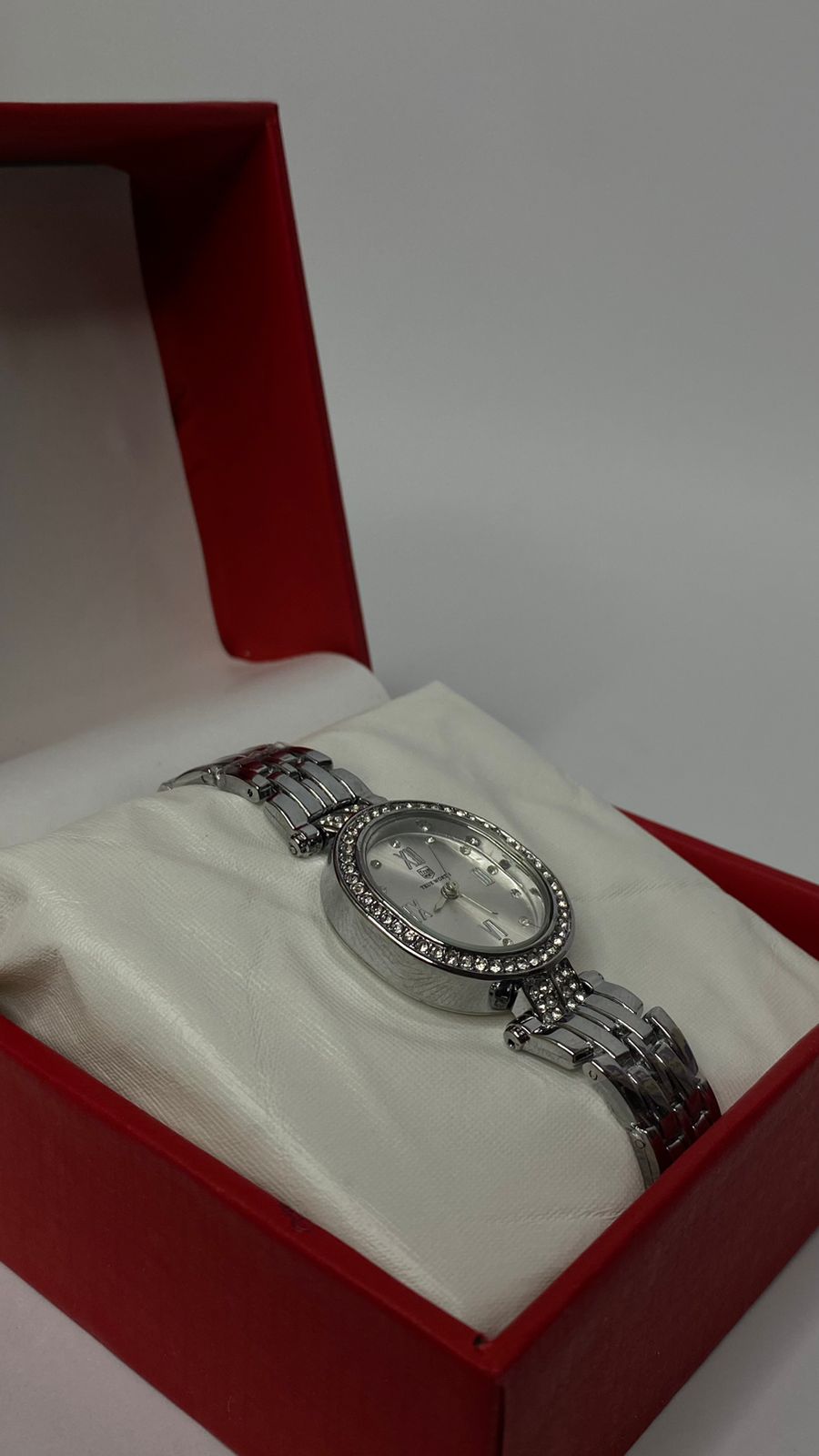 Rhinestone Round Watch